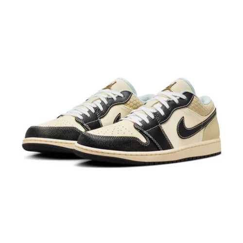 Jordan 1 Low SE Coconut Milk Black Muslin