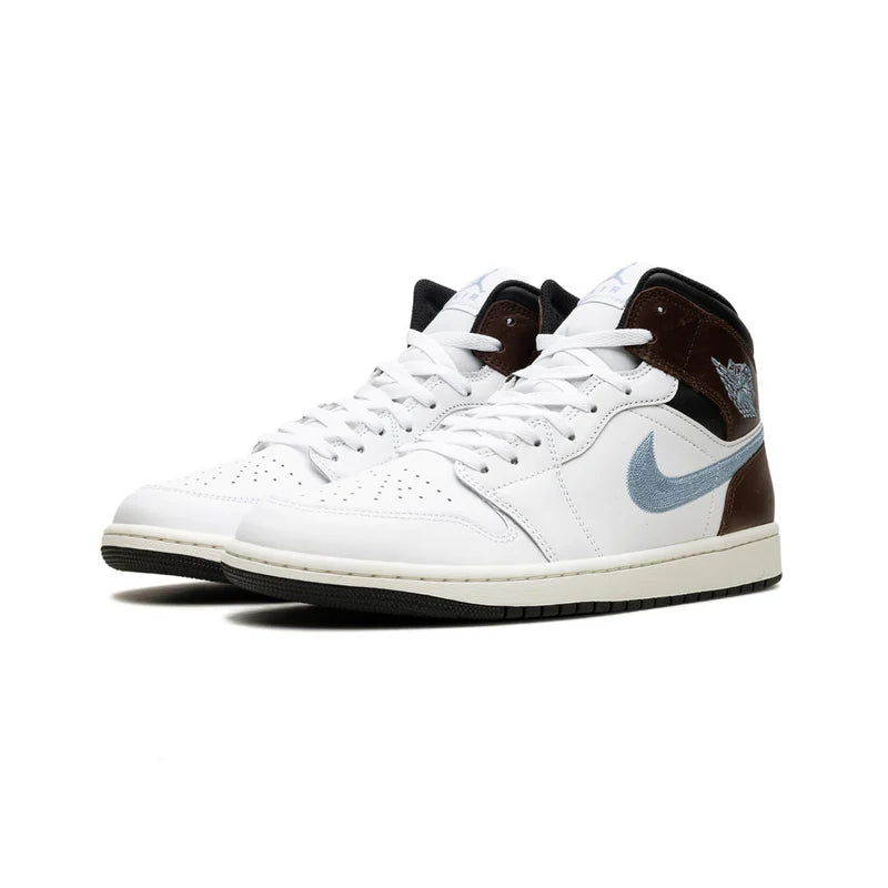 Jordan 1 Mid SE Brown Blue Grey