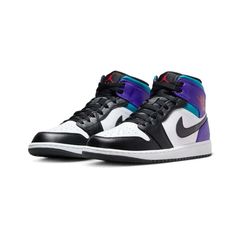 Air Jordan 1 Mid Teal Purple